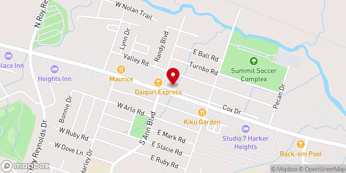 Map showing location of For I’m Not Ashamed Ministries