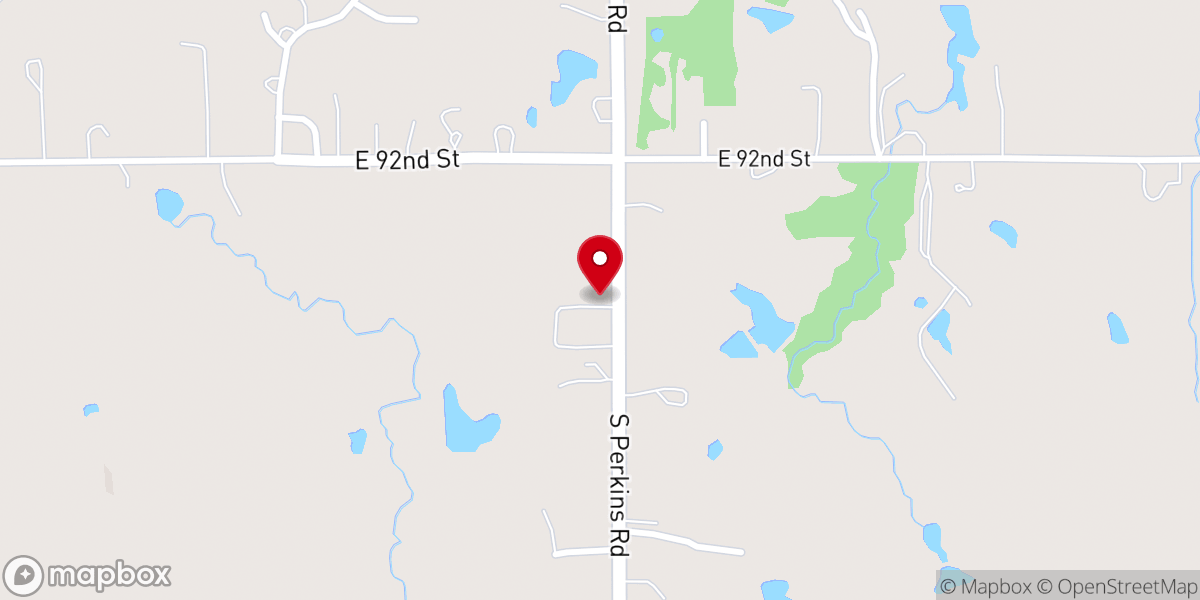Map showing location of LifePoint Church Firework Stand