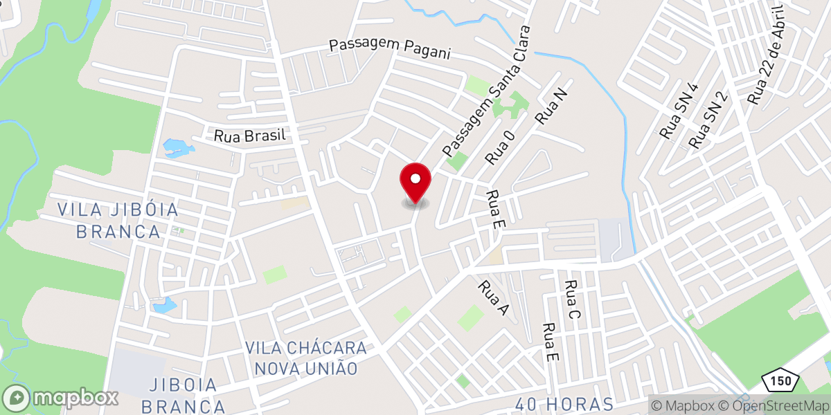 Map showing location of Igreja de São Mateus