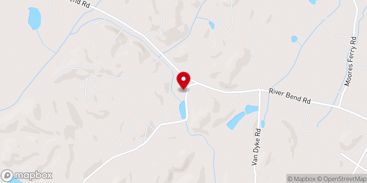 Map showing location of Lakeview pentecostal church