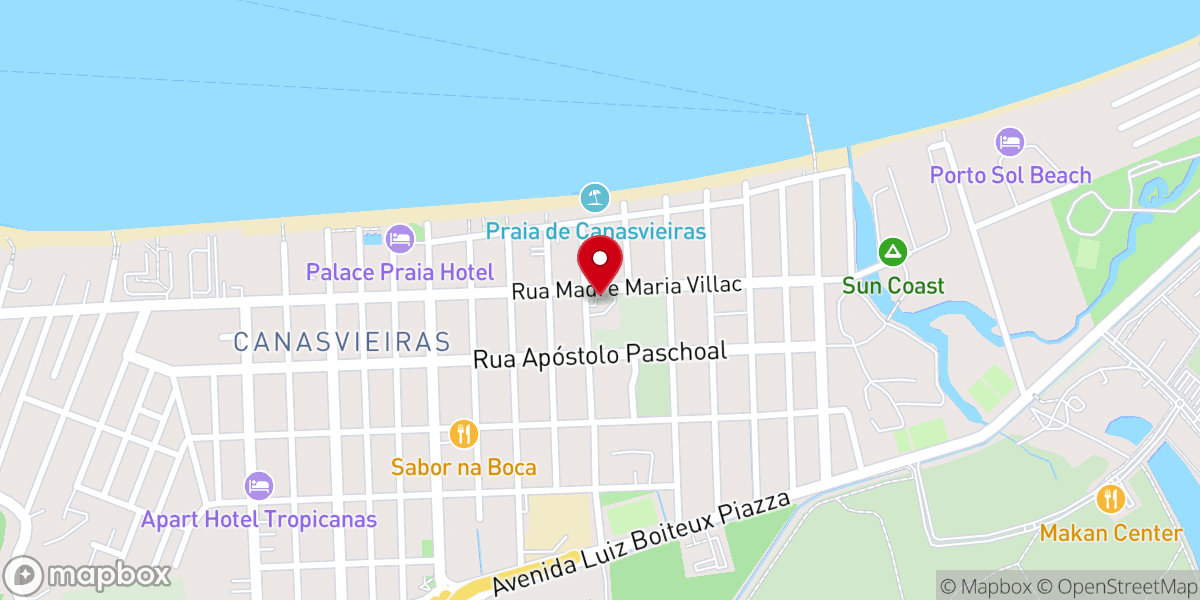 Map showing location of Paróquia Nossa Senhora de Guadalupe