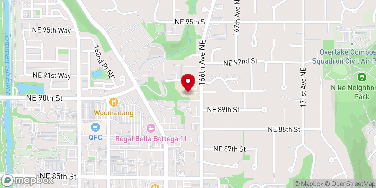 Map showing location of Faith Lutheran School