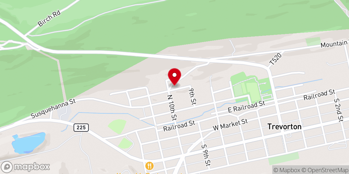 Map showing location of Holiness Christian Church