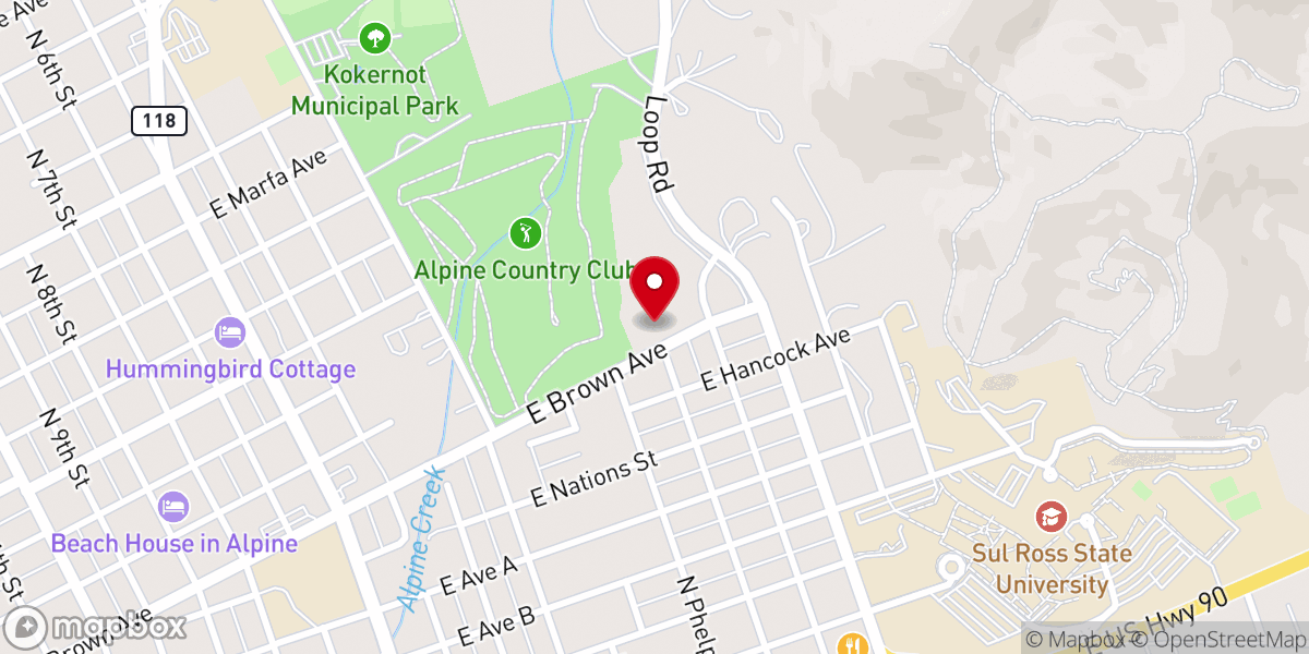 Map showing location of Grace Christian Fellowship
