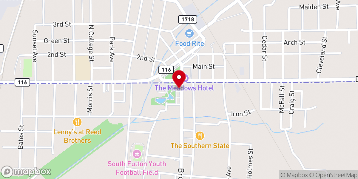 Map showing location of The Church of God