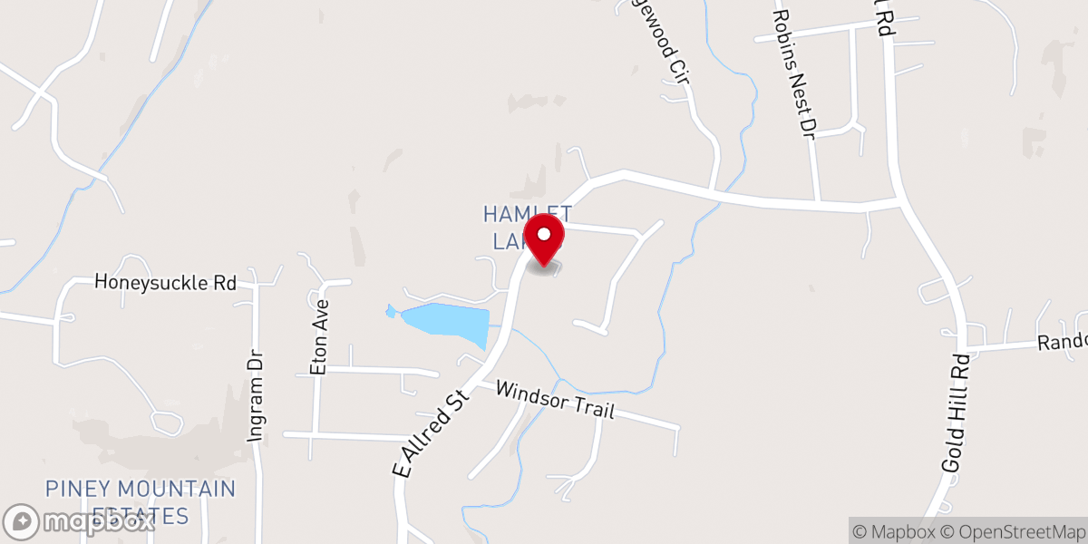 Map showing location of New Life Family Fellowship