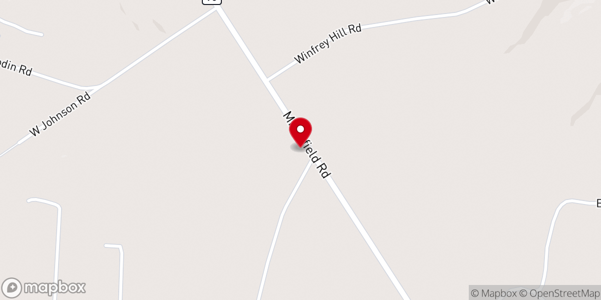 Map showing location of Millerfield Brethren In Christ