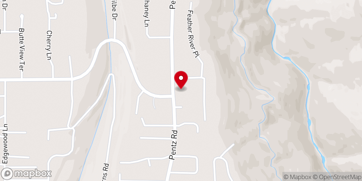 Map showing location of First Christian Church