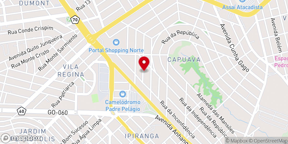 Map showing location of Igreja Pentecostal Ministerio ORAI E VIGIAI