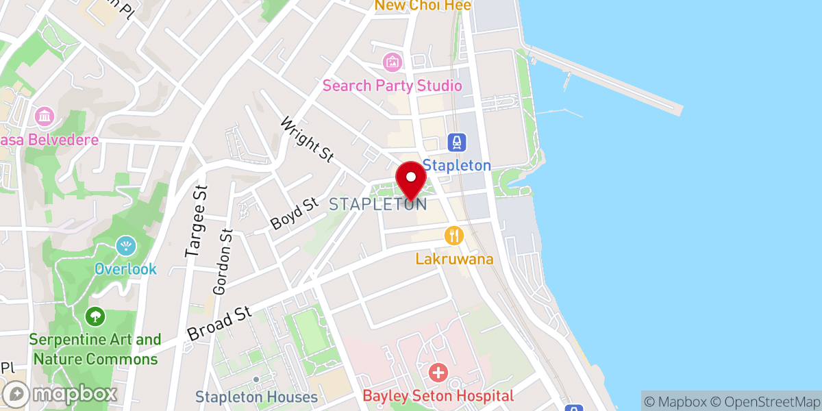 Map showing location of God First Spiritual Store