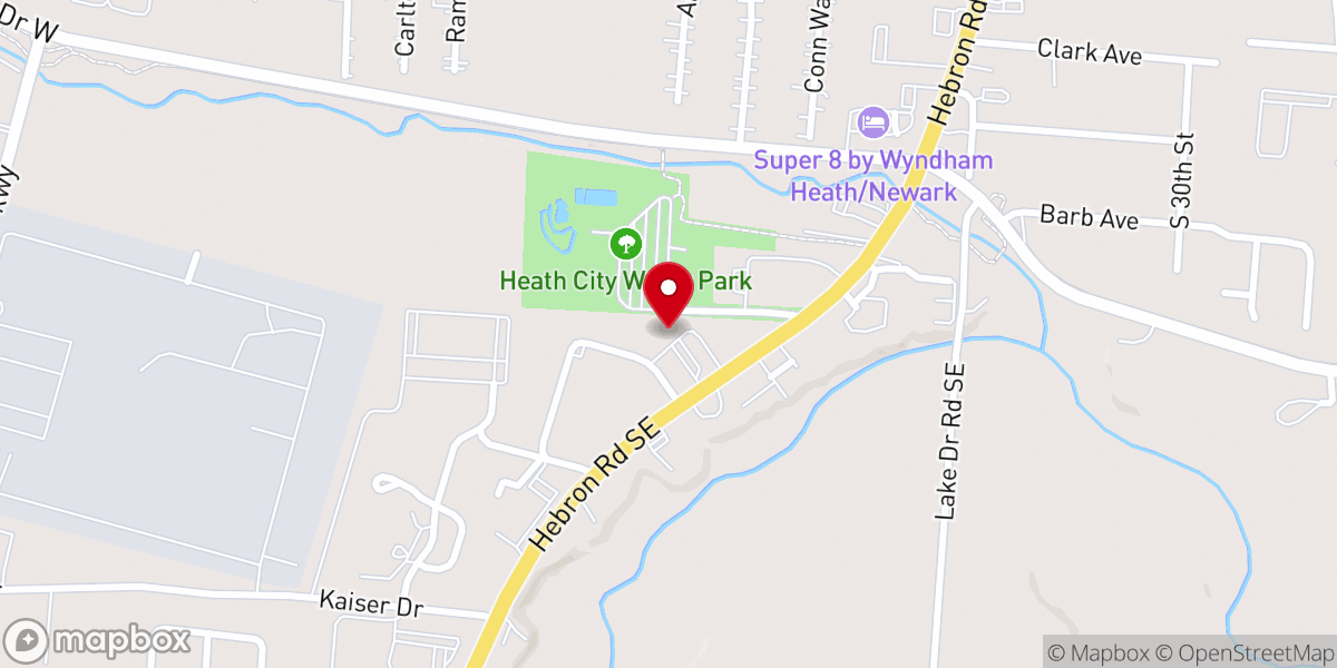 Map showing location of Narrow Road Community Church