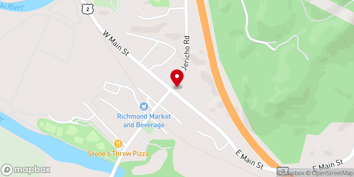 Map showing location of Richmond