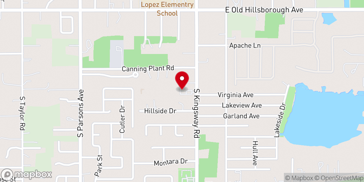 Map showing location of Fulfilling Gods Purpose Church Inc