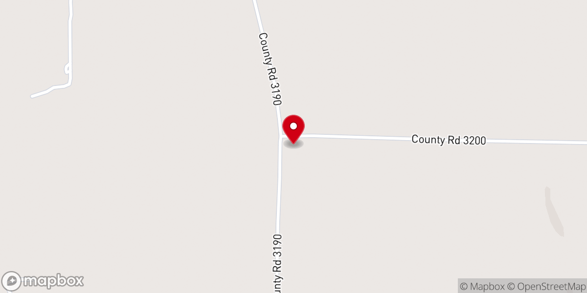 Map showing location of Bellview Church