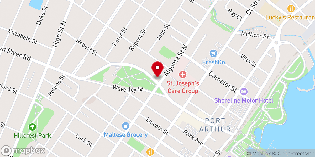 Map showing location of Urban Abbey