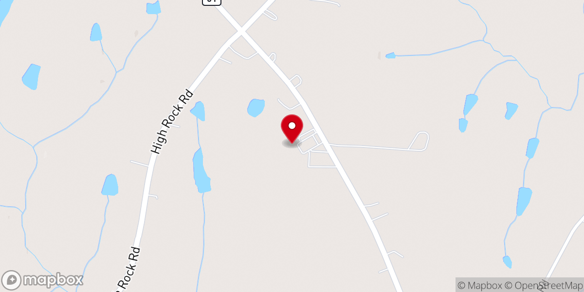 Map showing location of Apple's Chapel Christian Day