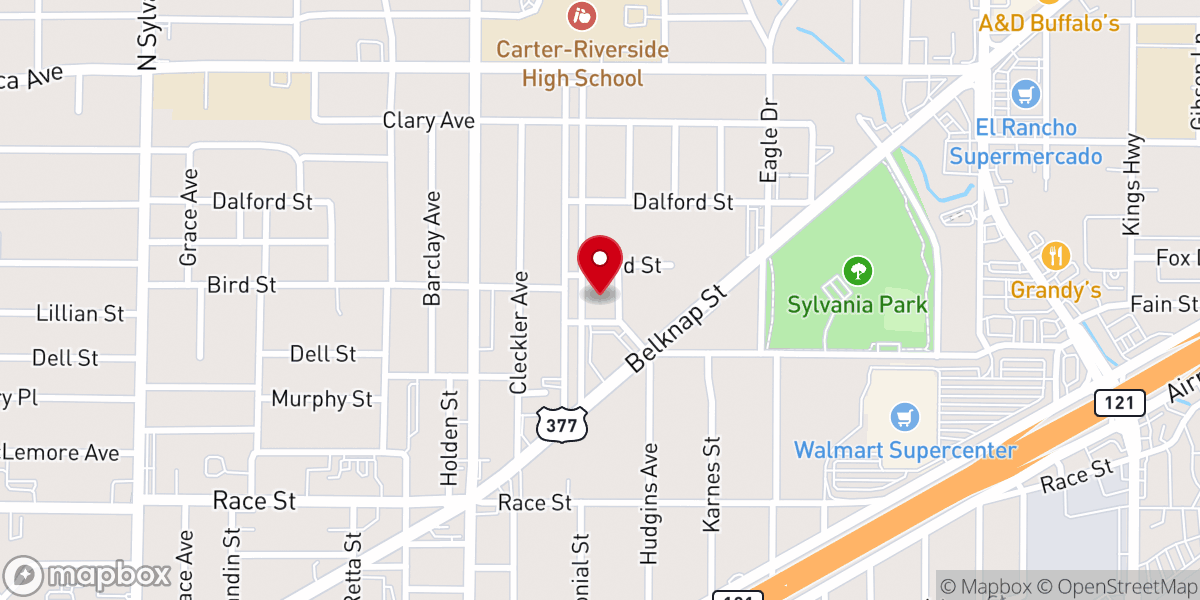 Map showing location of The Bridge Church of God