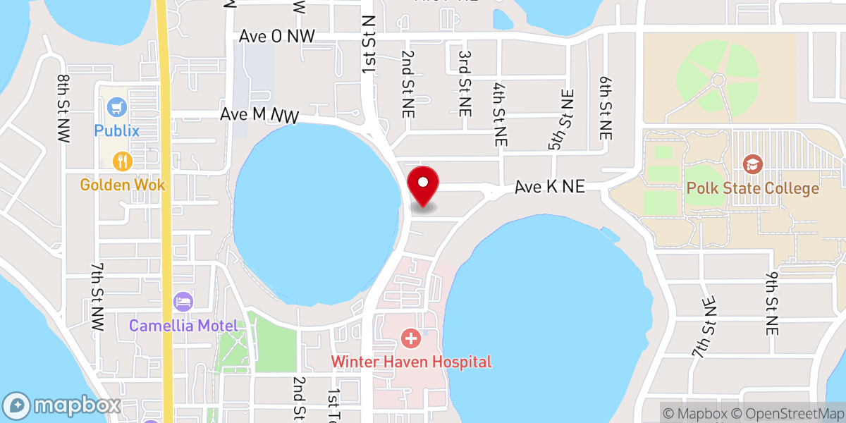 Map showing location of Aaron Jervis Wedding Chapel