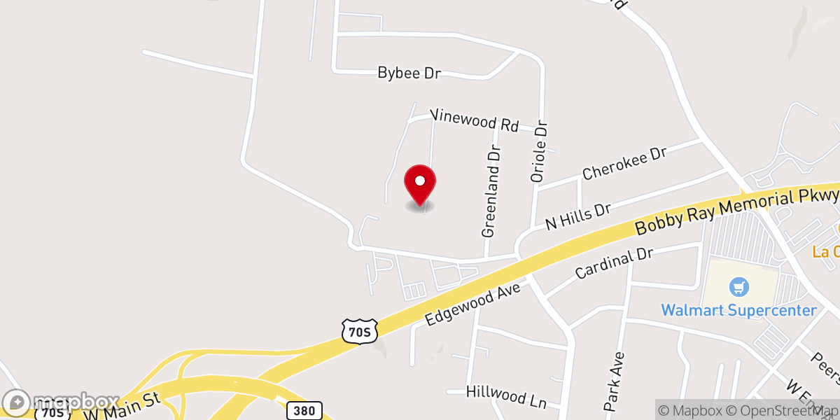 Map showing location of Honor Thy Chaplains