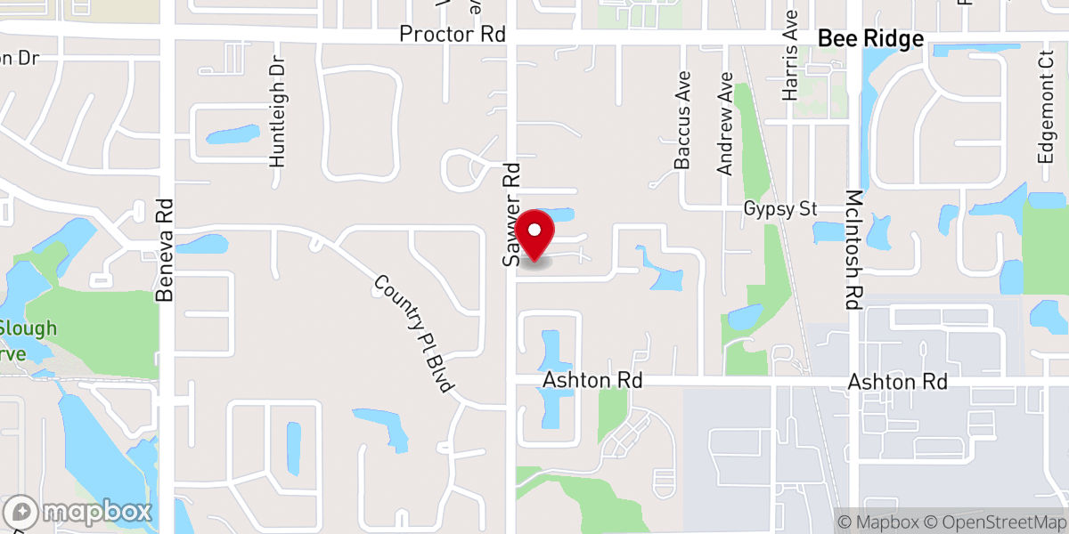 Map showing location of The Pentecostals of Sarasota