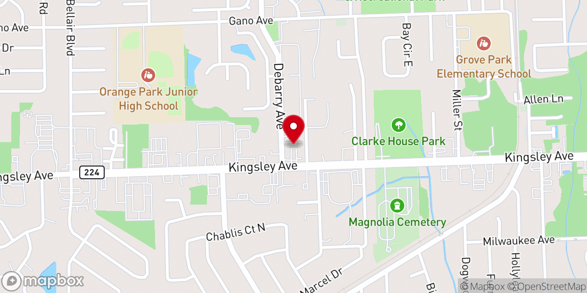 Map showing location of Mount Hermon Seventh-day Adventist Church