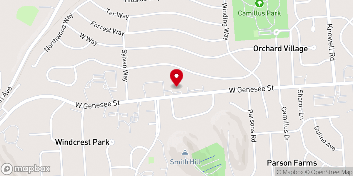 Map showing location of ST JOSEPH'S PARISH CENTER