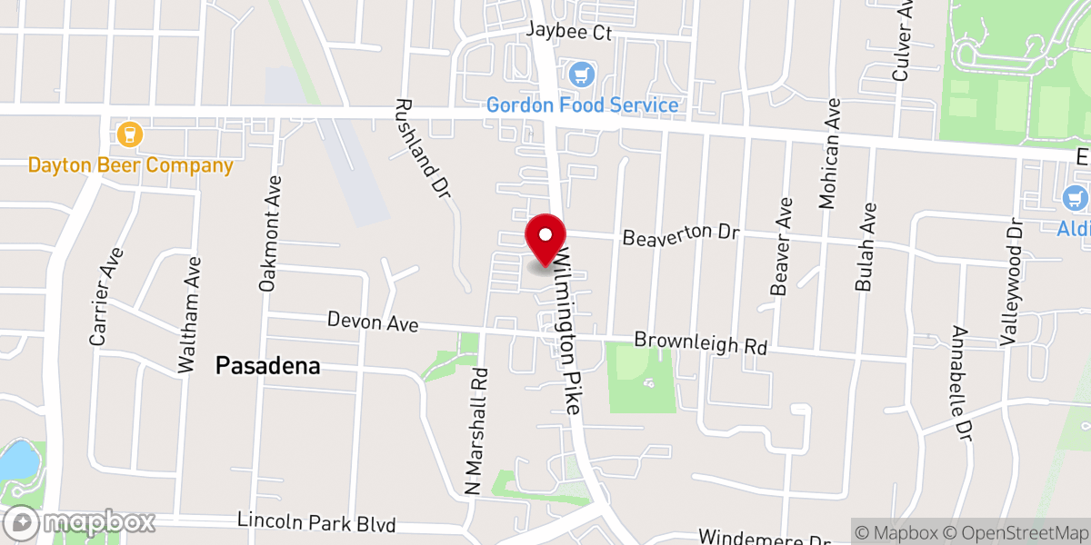 Map showing location of Church Of The Cross United Methodist