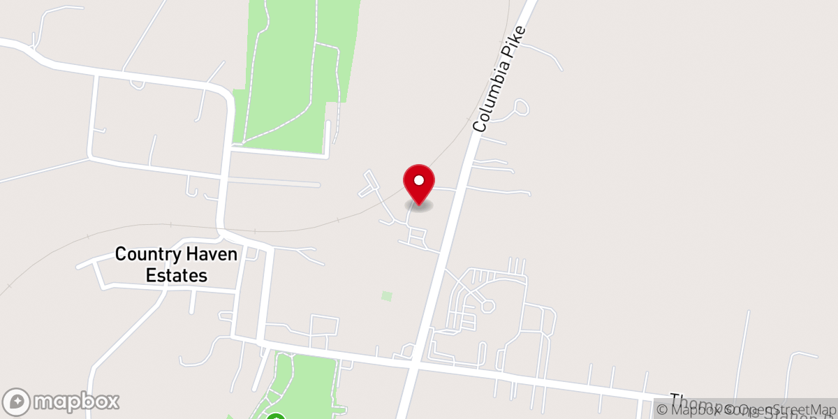 Map showing location of Homestead Manor