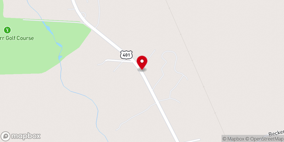 Map showing location of Lillington Grace Church of the Nazarene