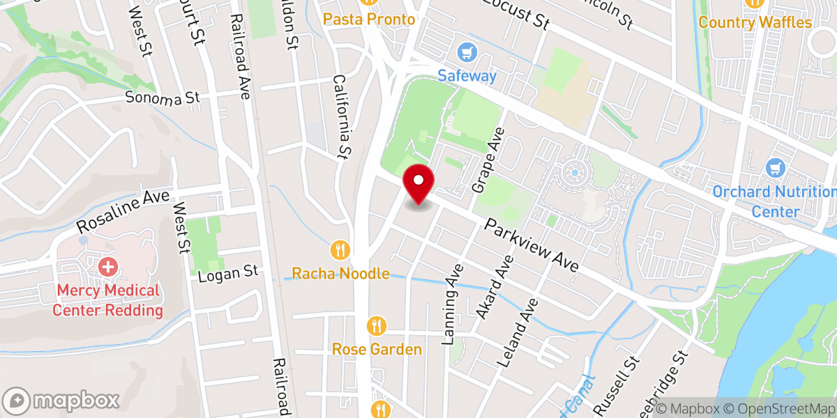 Map showing location of New Hope Church