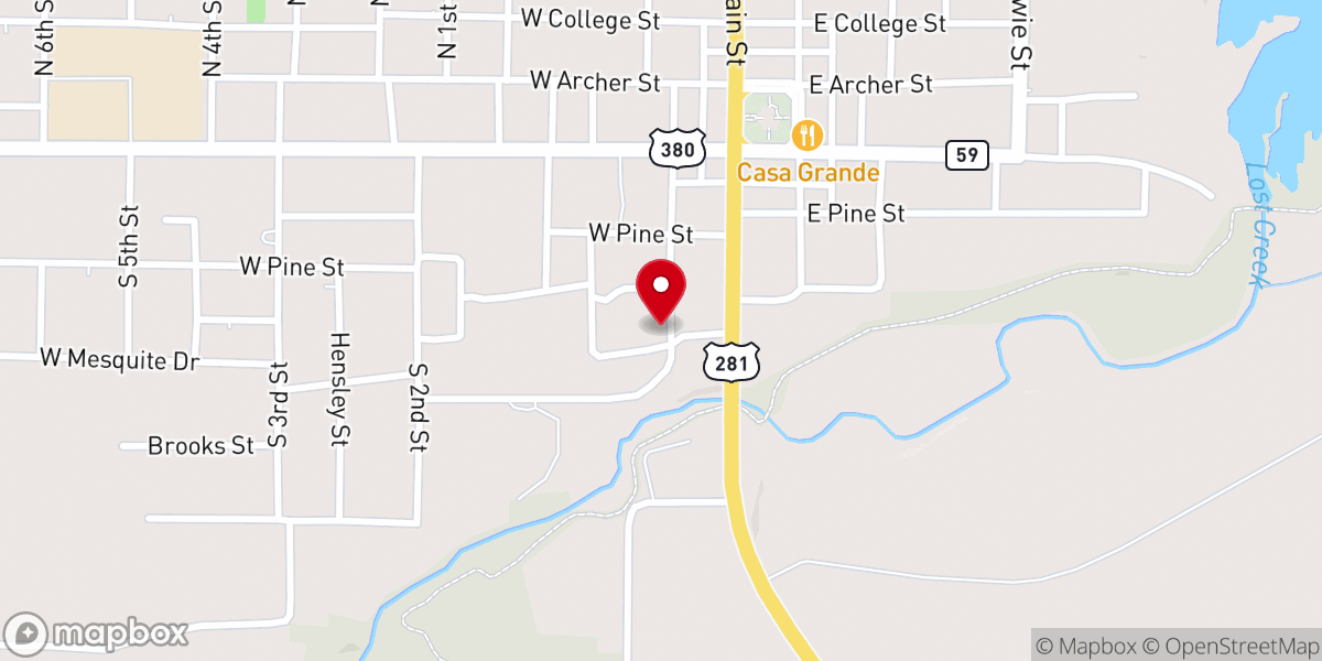 Map showing location of Cornerstone Community Center