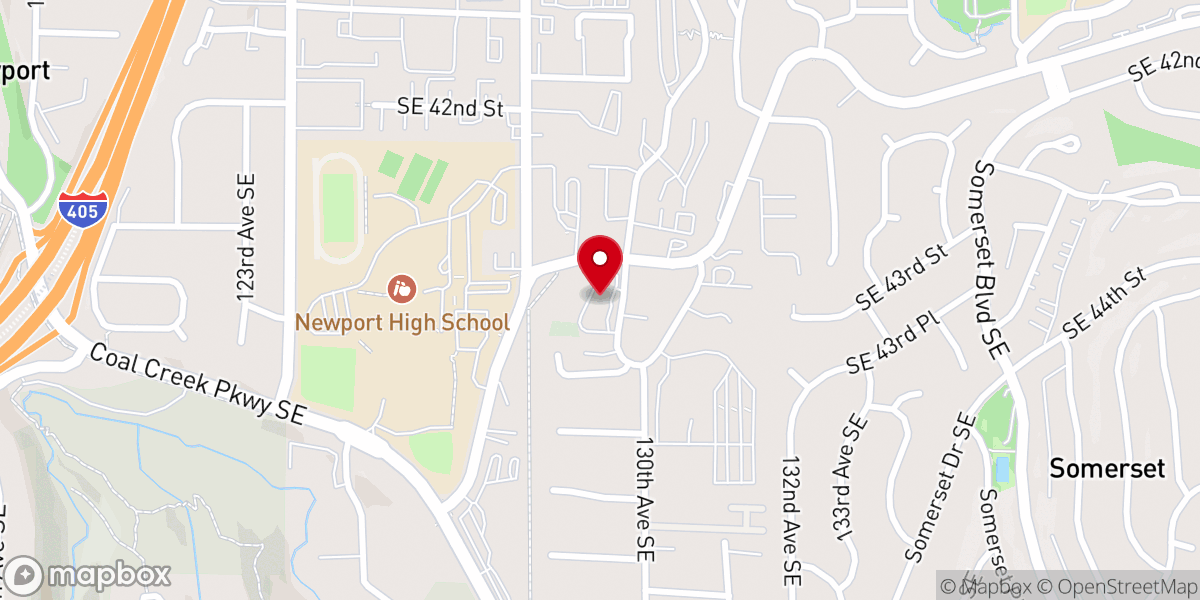 Map showing location of Holy Cross Lutheran Church