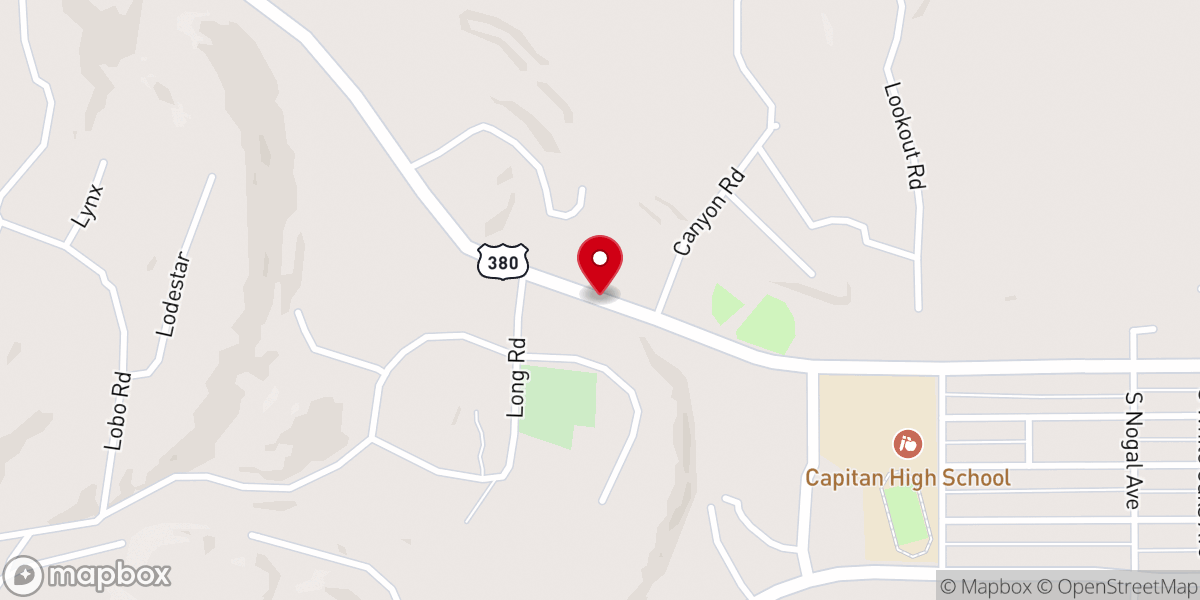 Map showing location of Hope Harbor Transitional Home