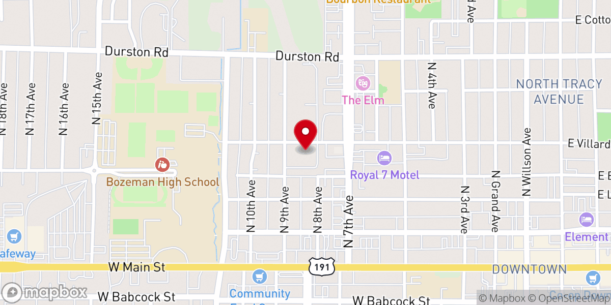 Map showing location of Total Life Center