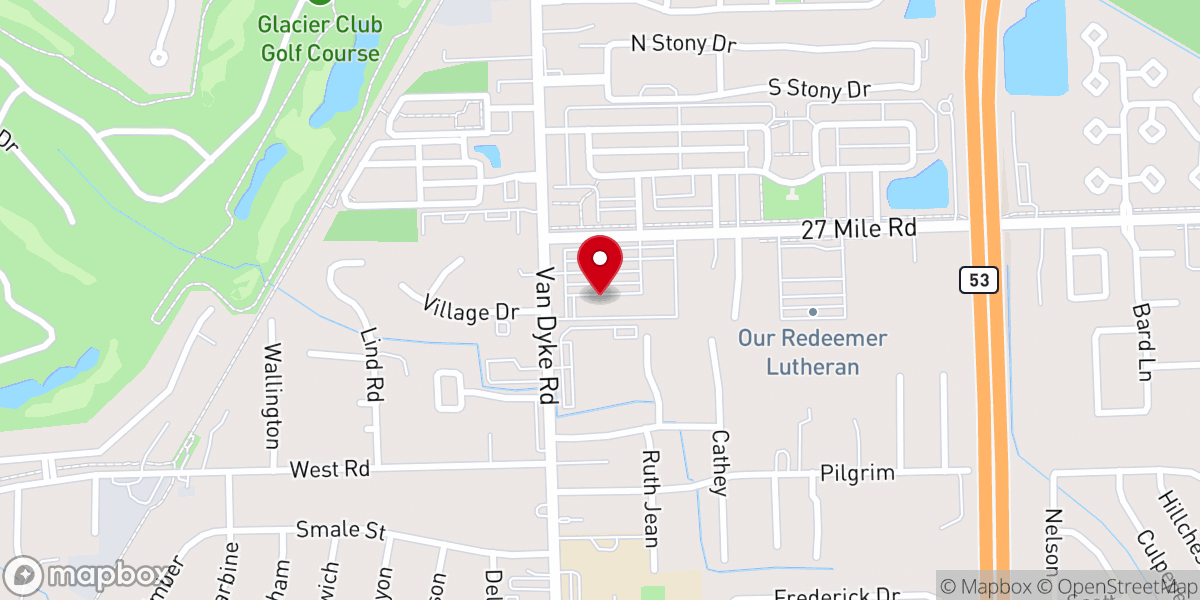 Map showing location of Zio's Catering