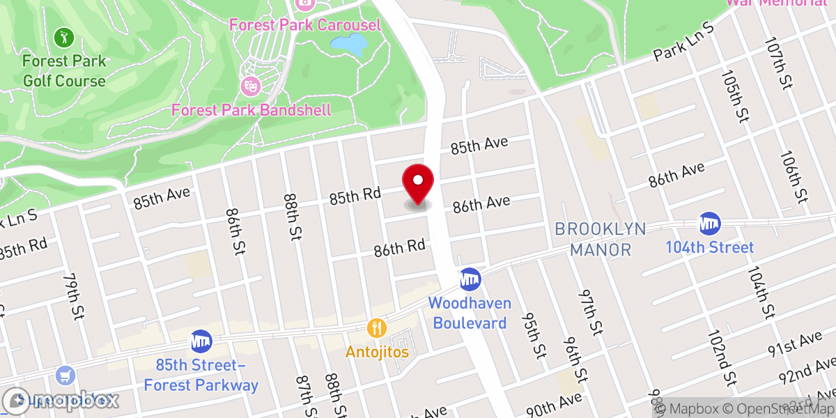 Map showing location of Laundry Haven