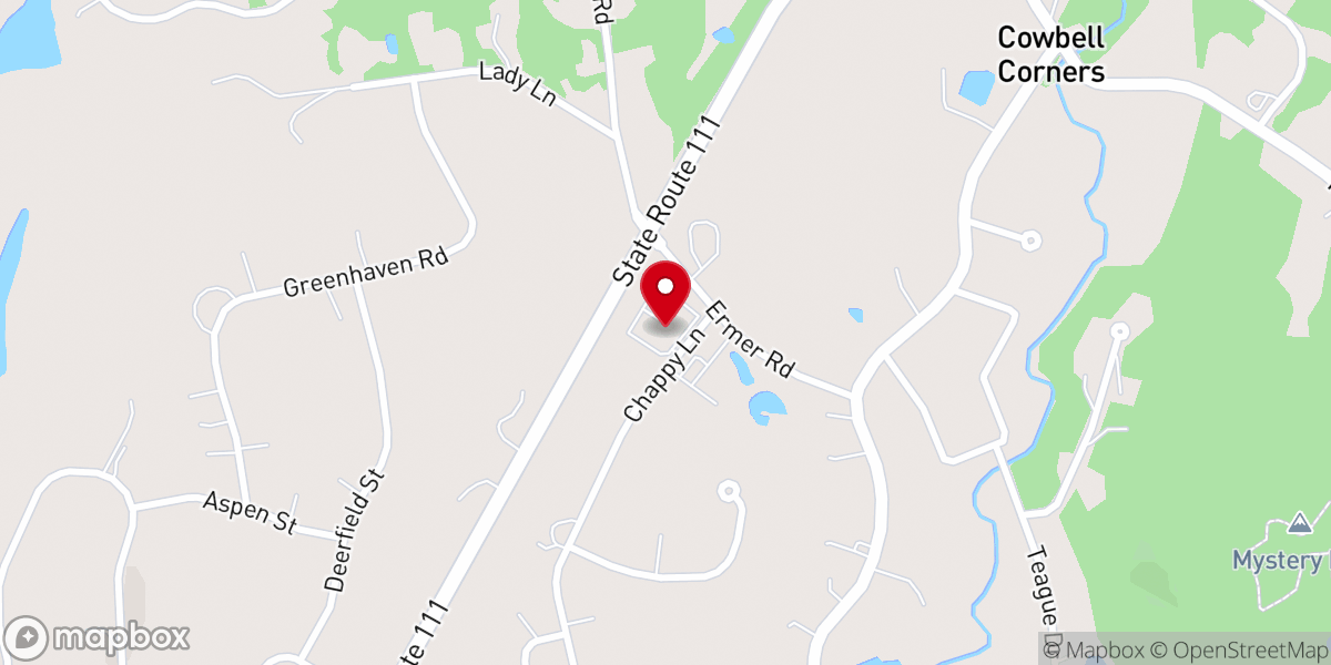 Map showing location of New England Pastoral Institute