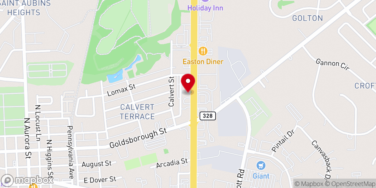 Map showing location of Far Eastern Shore Winery