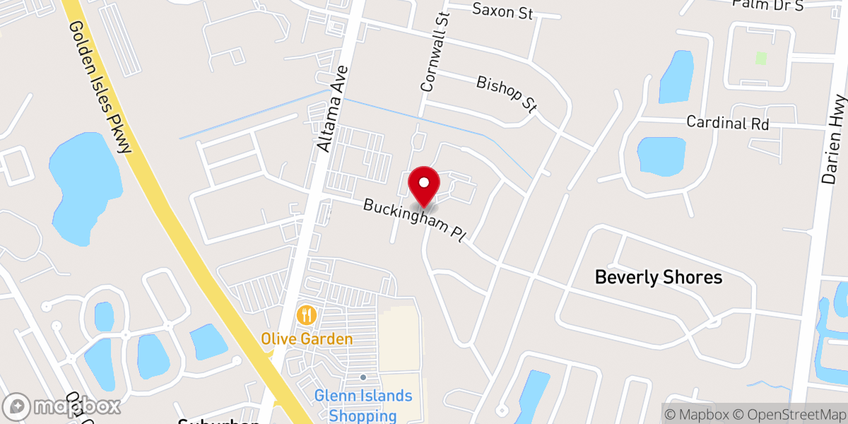Map showing location of Abundant Life Fellowship (Church of God)