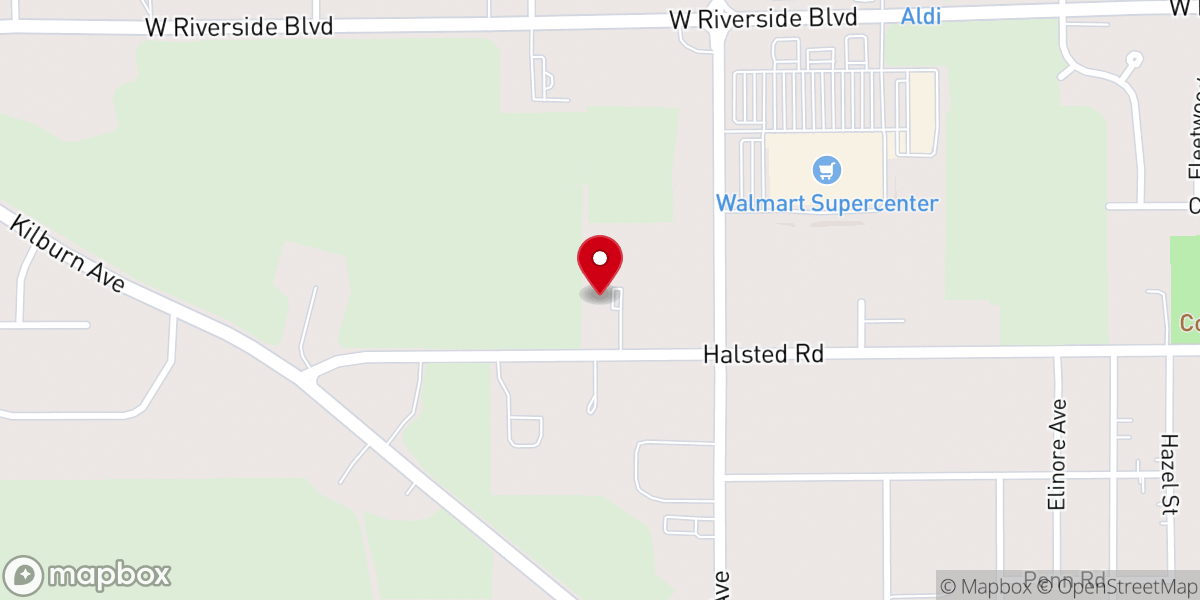 Map showing location of Chapelwood Community Church
