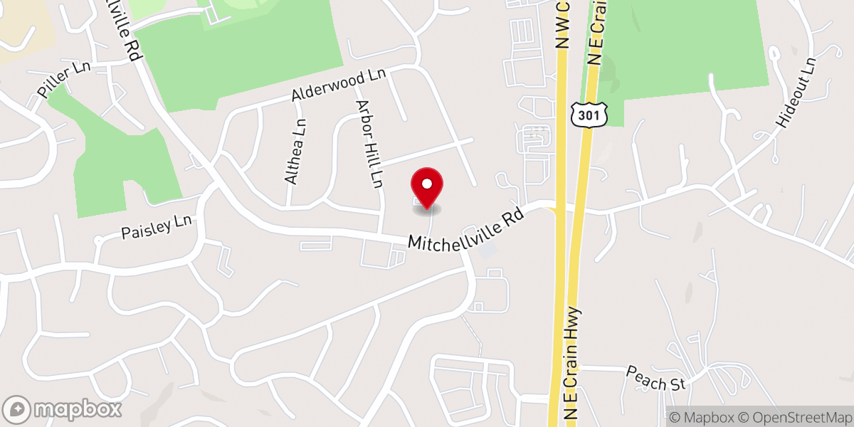 Map showing location of Christ Community Church