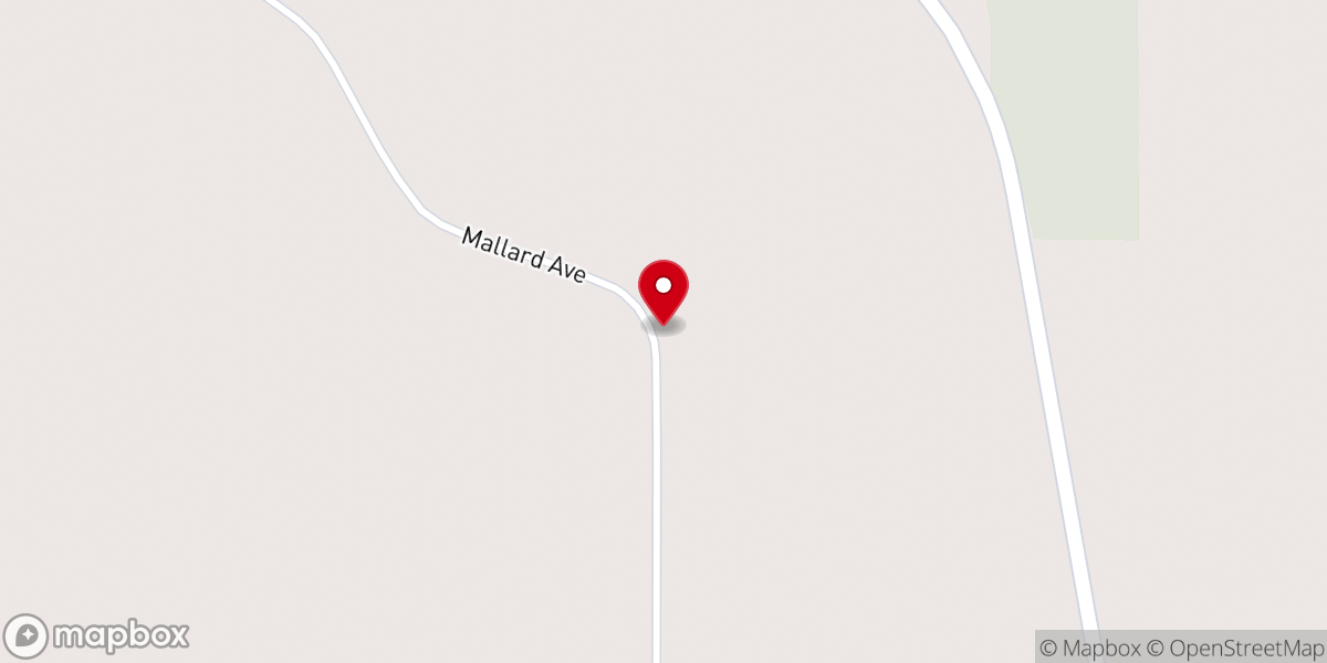 Map showing location of Sunset Haven
