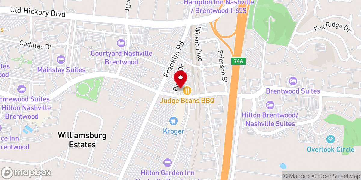 Map showing location of Hunter Paige by Parlour 3