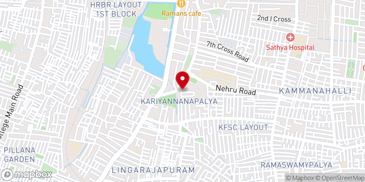 Map showing location of St. Francis Assisi Church