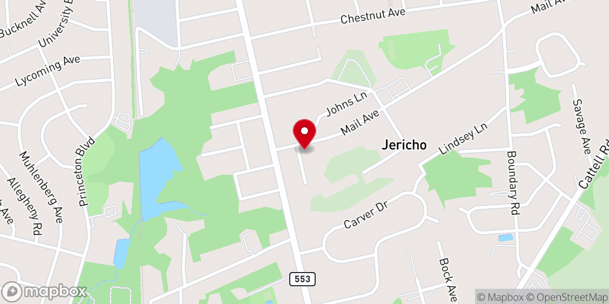 Map showing location of Deptford Church of God