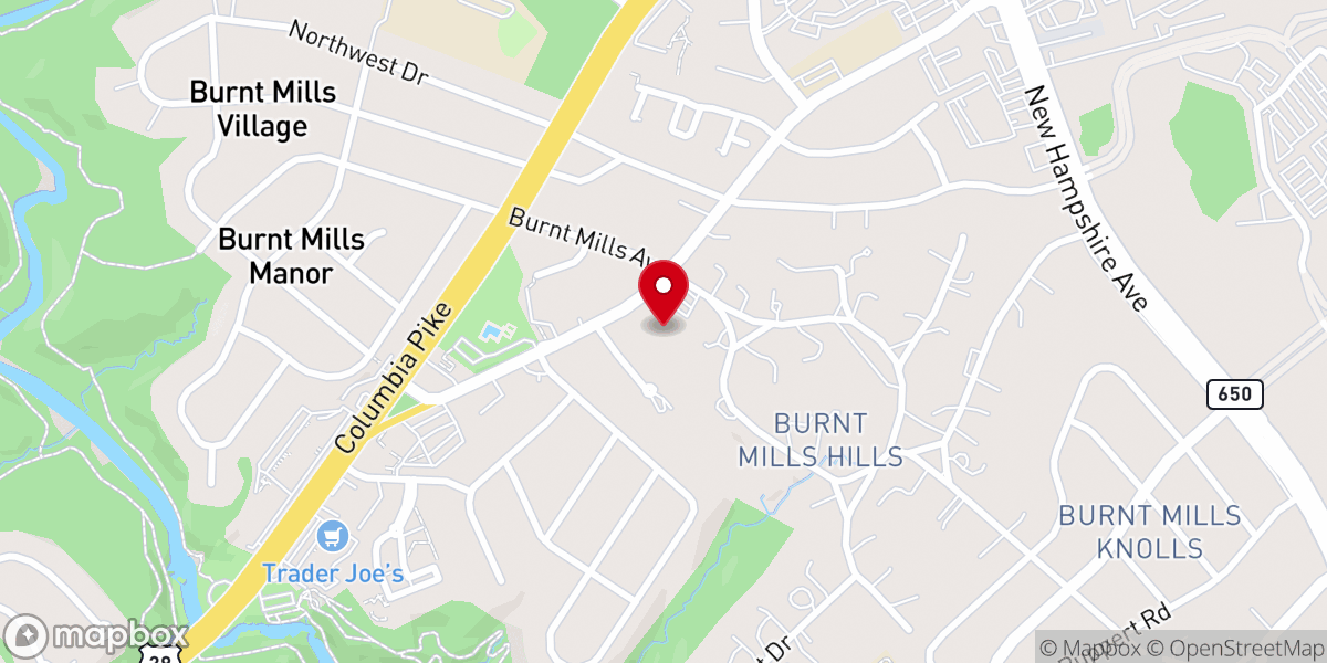 Map showing location of Burnt Mills Church Personal Ministry