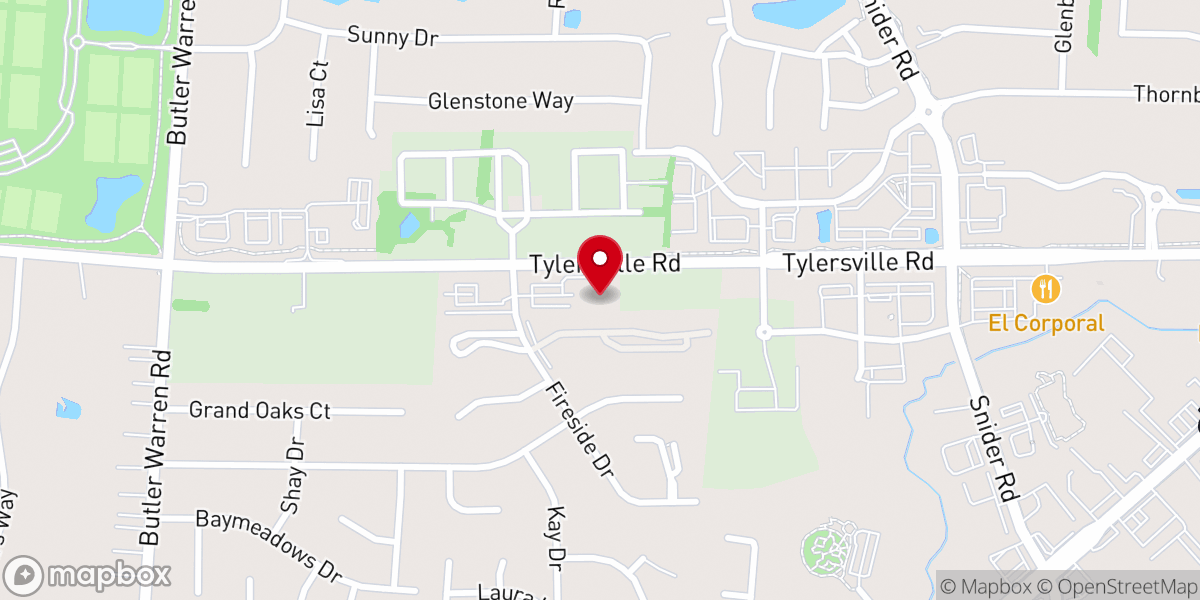 Map showing location of Compass Christian Church