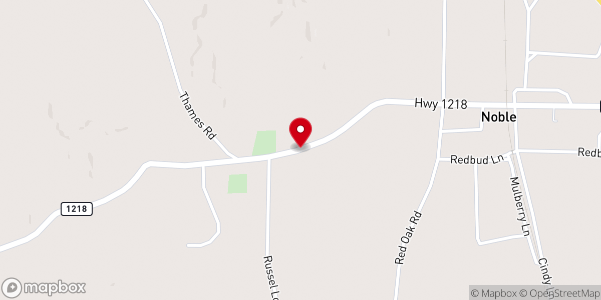 Map showing location of Sabine Parish Police Jury Ward