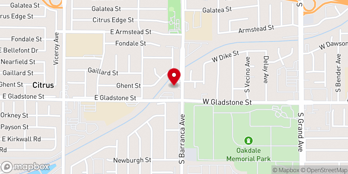 Map showing location of Pulse Church