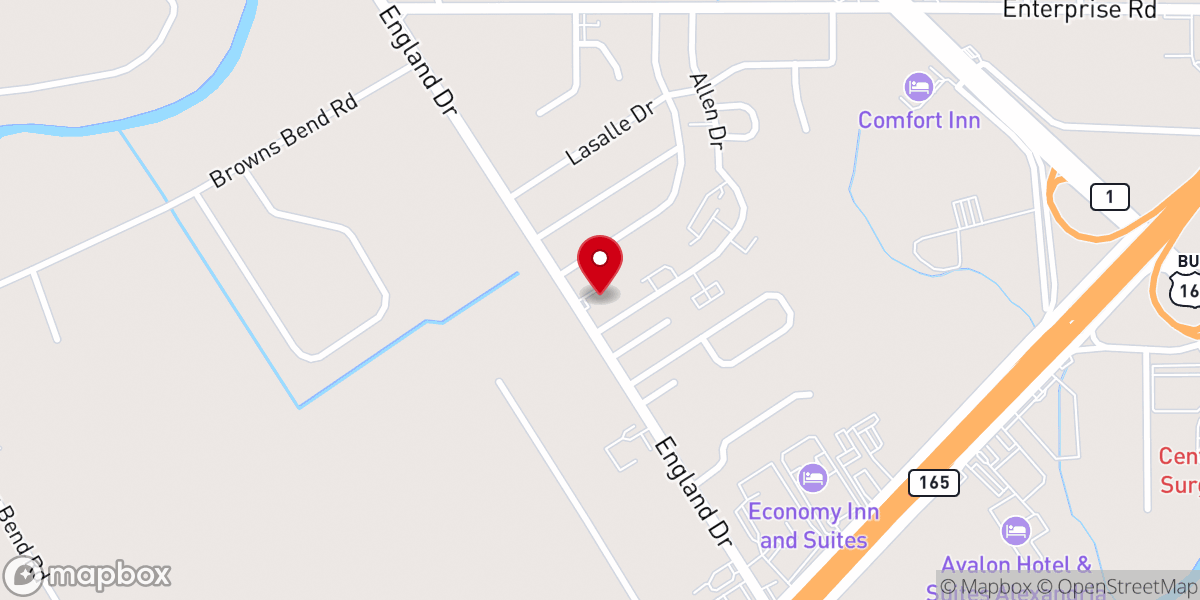 Map showing location of Macedonia Baptist